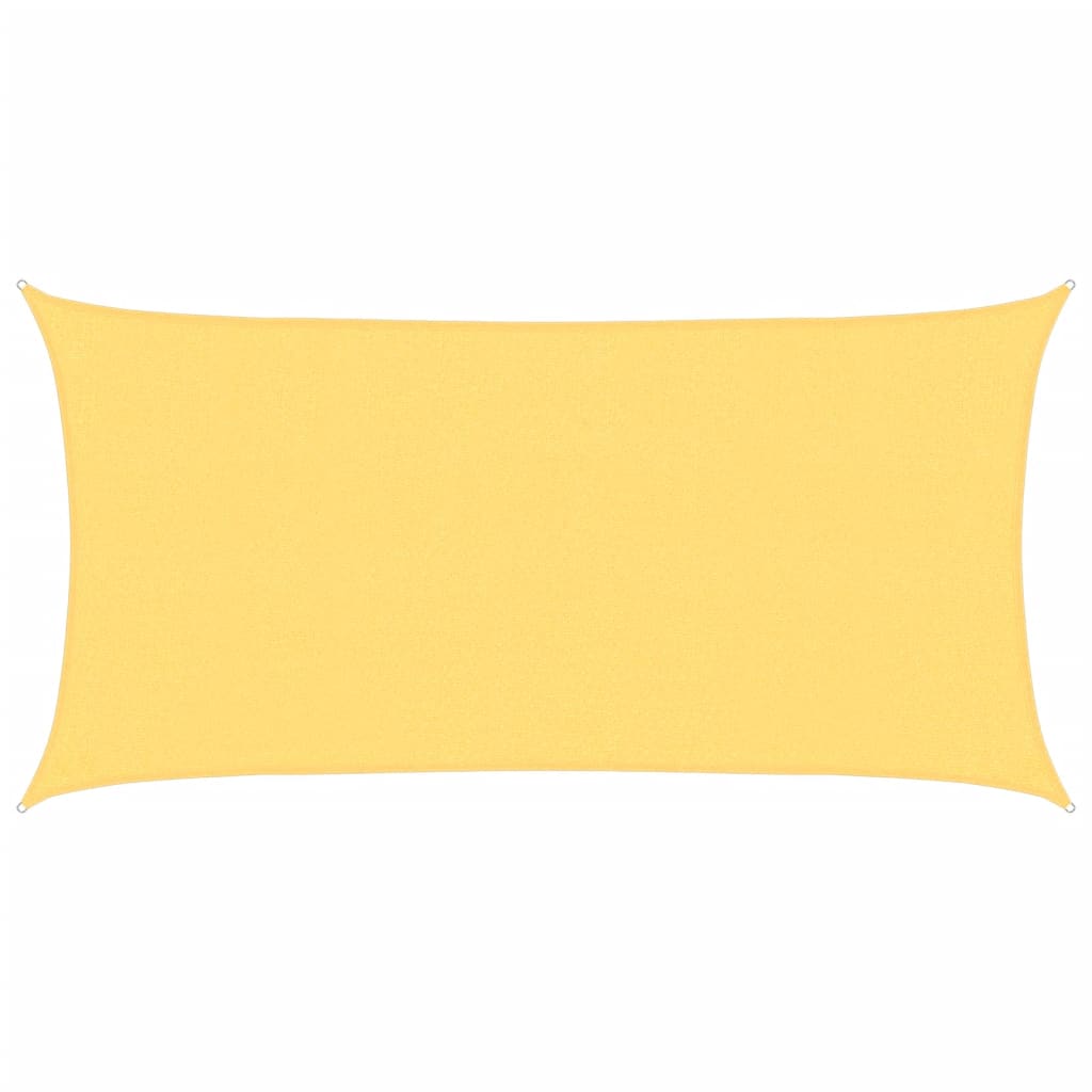 vidaXL Stínicí plachta 160 g/m² béžová 2,5 x 5 m HDPE