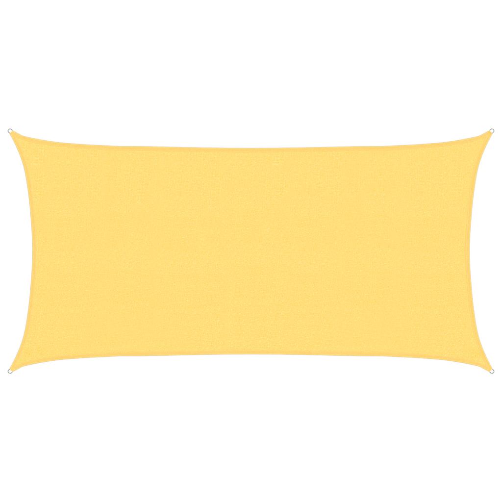 vidaXL Tieniaca plachta 160 g/m² béžová 2,5x5 m, HDPE