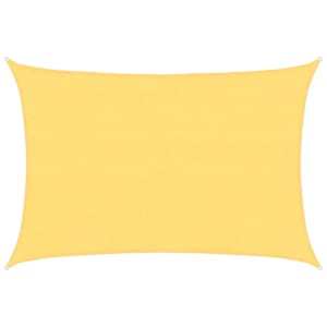 Plachta proti slunci 160 g/m² béžová 4 x 5 m HDPE - obrázek 2