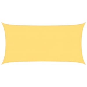 Plachta proti slunci 160 g/m² béžová 4 x 7 m HDPE - obrázek 2