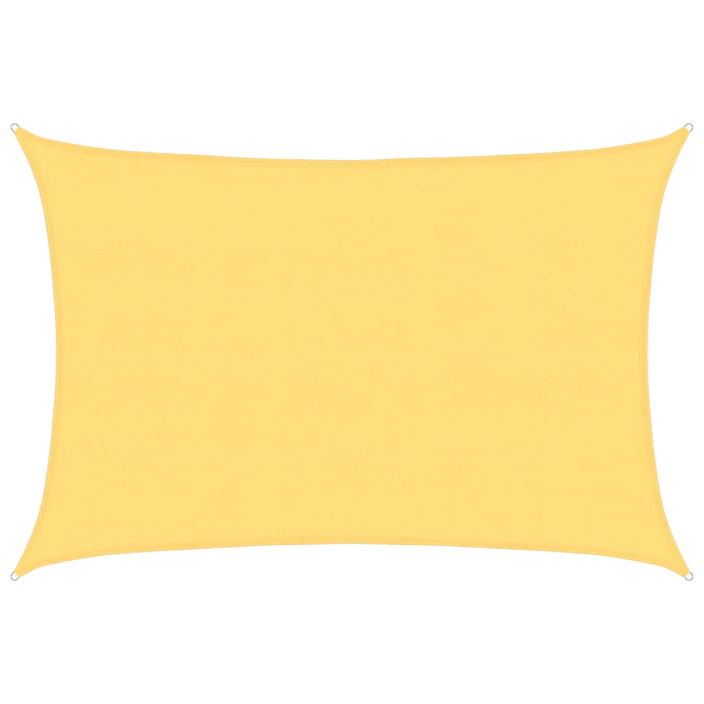 vidaXL Plachta proti slunci 160 g/m² béžová 5 x 6 m HDPE