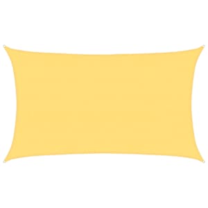 Plachta proti slunci 160 g/m² béžová 5 x 8 m HDPE - obrázek 2