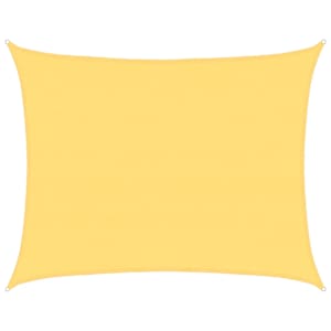 Plachta proti slunci 160 g/m² béžová 6 x 7 m HDPE - obrázek 2