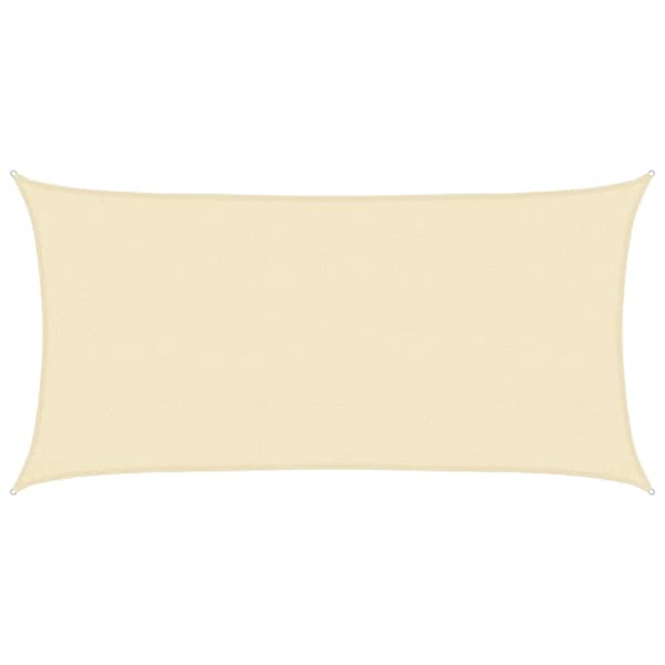 vidaXL p&auml;ikesepuri 160 g/m&sup2; kreemjas 2 x 3,5 m HDPE
