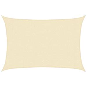 Senčno jadro 160 g/m² krem 3x4,5 m HDPE - slika 2