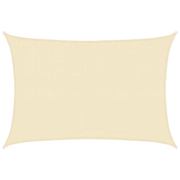 vidaXL p&auml;ikesepuri 160 g/m&sup2; kreemjas 3,5 x 4,5 m HDPE