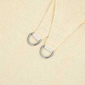 Senčno jadro 160 g/m² krem 3,5x5 m HDPE - slika 5