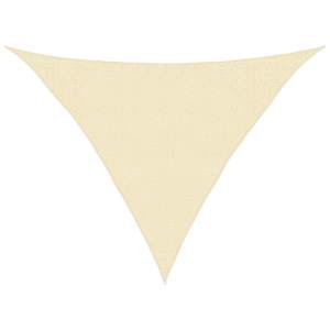 Plachta proti slunci 160 g/m² krémová 3,5 x 3,5 x 4,9 m HDPE - obrázek 2