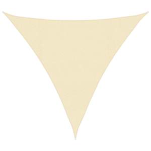 Stínicí plachta 160 g/m² krémová 4,5 x 4,5 x 4,5 m HDPE - obrázek 2