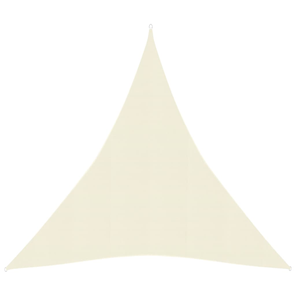 Sonnensegel 160 g/m² Creme 5x6x6 m HDPE