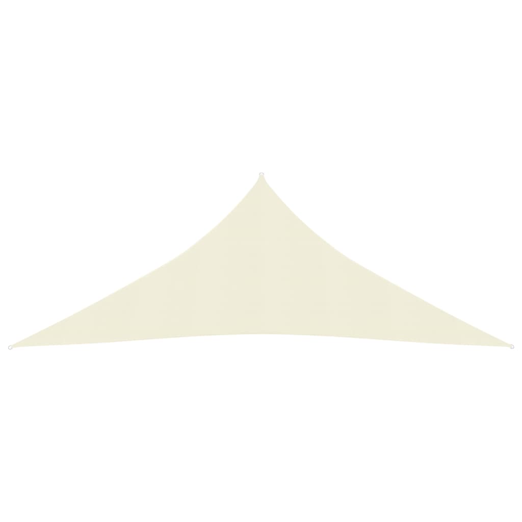 vidaXL Sunshade Sail 160 g/m² Cream 6x6x6 m HDPE