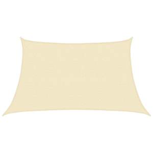 Stínící plachta 160 g/m² krémová 3/4 x 2 m HDPE - obrázek 2