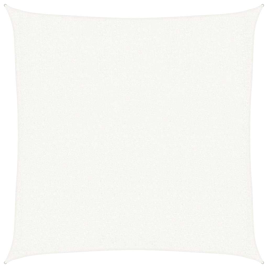 vidaXL Plachta proti slunci 160 g/m² bílá 2,5 x 2,5 m HDPE