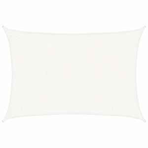 Plachta proti slunci 160 g/m² bílá 2 x 2,5 m HDPE - obrázek 2