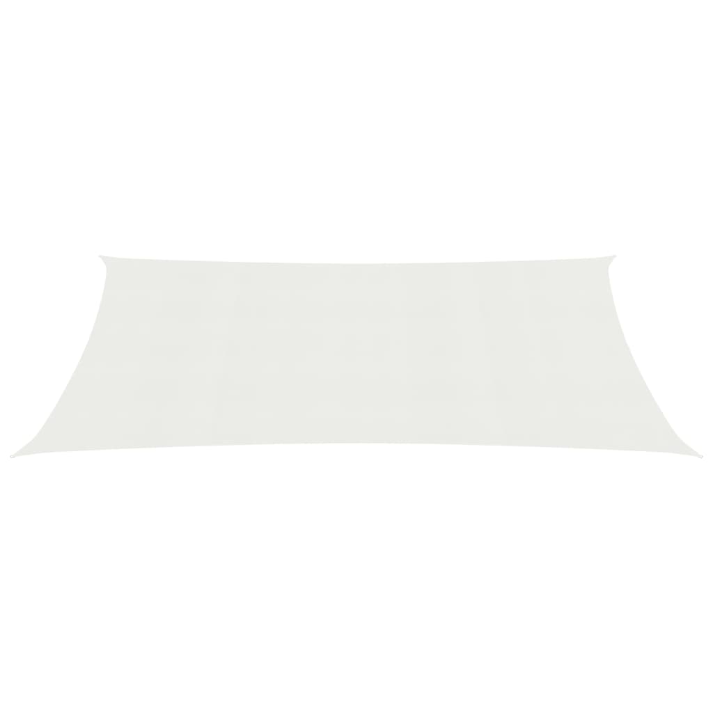 vidaXL Voile d'ombrage 160 g/m² Blanc 2x3 m PEHD