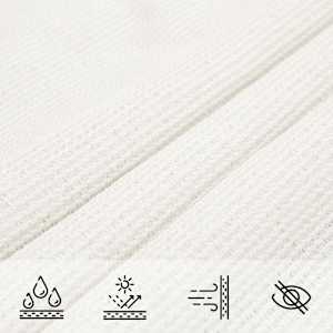 Senčno jadro 160 g/m² belo 2x3 m HDPE - slika 7