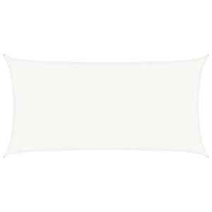 Senčno jadro 160 g/m² belo 2x3,5 m HDPE - slika 2