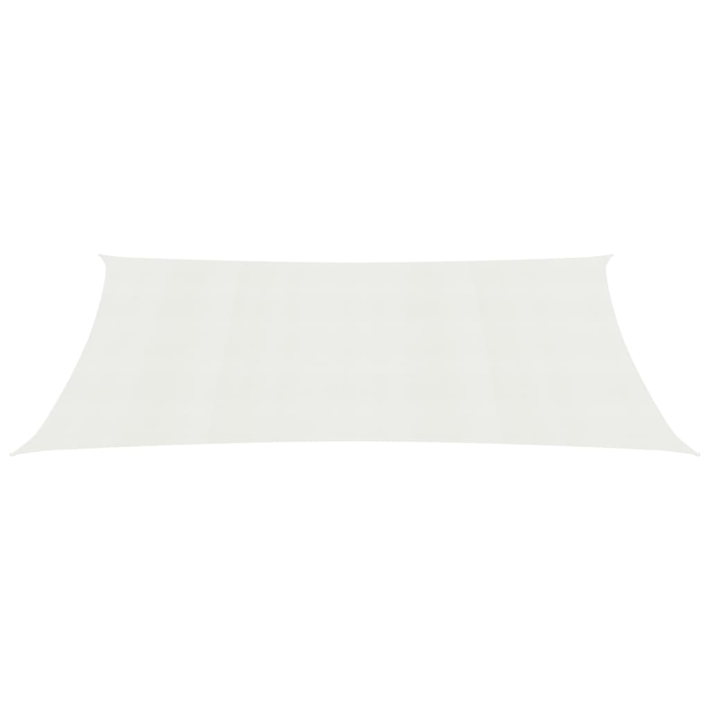 vidaXL Voile d'ombrage 160 g/m² Blanc 2x3,5 m PEHD