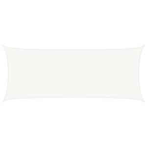 Senčno jadro 160 g/m² belo 2x5 m HDPE - slika 2