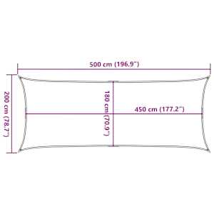 Plachta proti slunci 160 g/m² bílá 2 x 5 m HDPE - obrázek 10