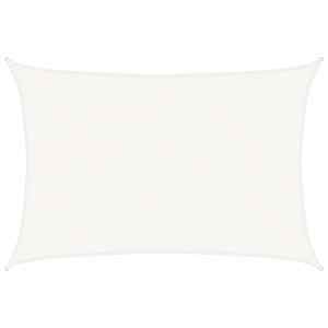Plachta proti slunci 160 g/m² bílá 2,5 x 3,5 m HDPE - obrázek 2