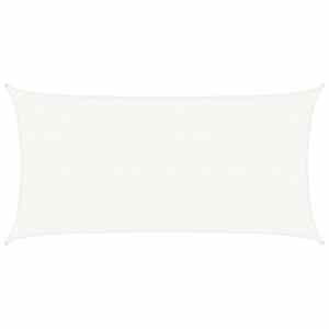 Plachta proti slunci 160 g/m² bílá 3 x 6 m HDPE - obrázek 2