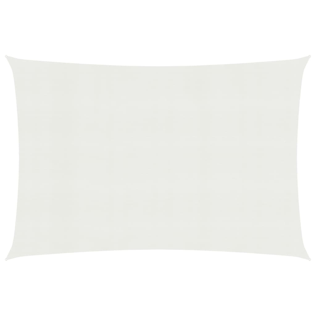 Voile d'ombrage 160 g/m² Blanc 5x7 m PEHD