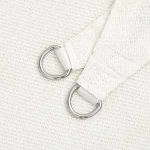 Senčno jadro 160 g/m² belo 5x7 m HDPE - slika 5