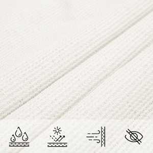 Senčno jadro 160 g/m² belo 5x7 m HDPE - slika 7