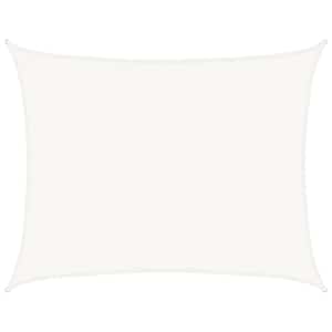 Senčno jadro 160 g/m² belo 6x7 m HDPE - slika 2