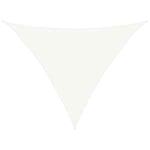 Senčno jadro 160 g/m² belo 2,5x2,5x3,5 m HDPE - slika 2