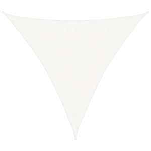 Senčno jadro 160 g/m² belo 3x3x3 m HDPE - slika 2