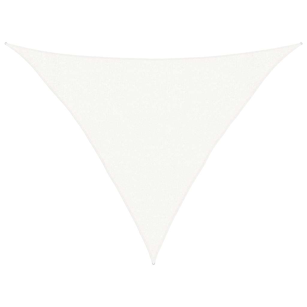 vidaXL Tieniaca plachta 160 g/m², biela 3x3x4,2 m, HDPE