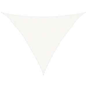 Senčno jadro 160 g/m² belo 3x3x4,2 m HDPE - slika 2