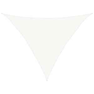 Plachta proti slunci 160 g/m² bílá 4 x 4 x 5,8 m HDPE - obrázek 2