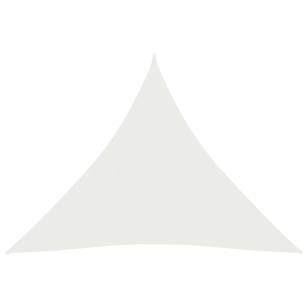 vidaXL Pânză parasolar, alb, 4,5×4,5×4,5 m, HDPE, 160 g/m² vidaXL