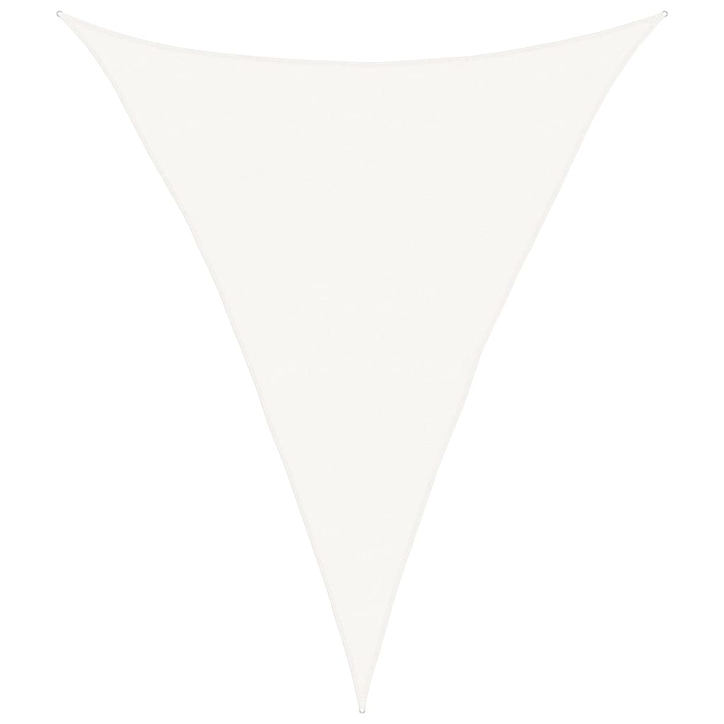 vidaXL Sunshade Sail 160 g/m&sup2; White 5x6x6 m HDPE