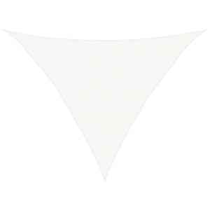 Senčno jadro 160 g/m² belo 5x5x6 m HDPE - slika 2