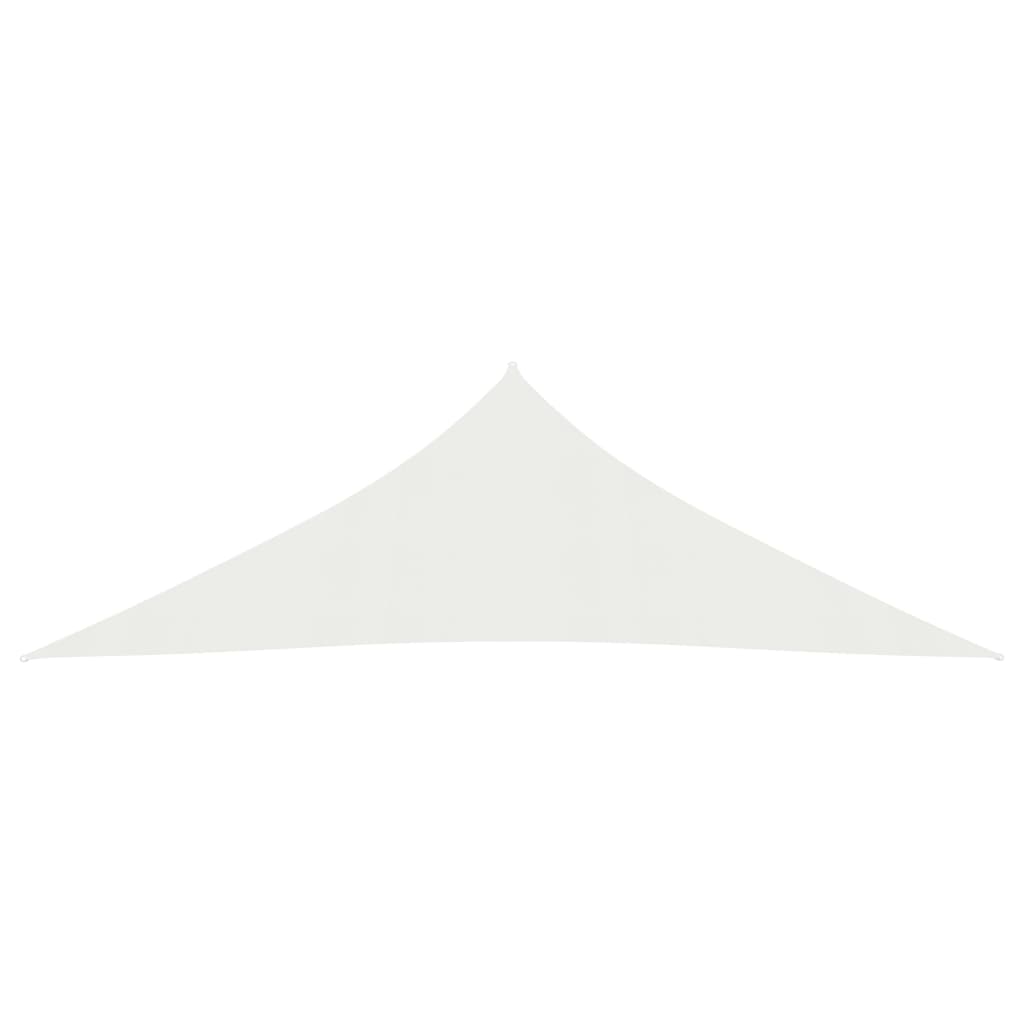 vidaXL Pânză parasolar, alb, 5x5x6 m, HDPE, 160 g/m²