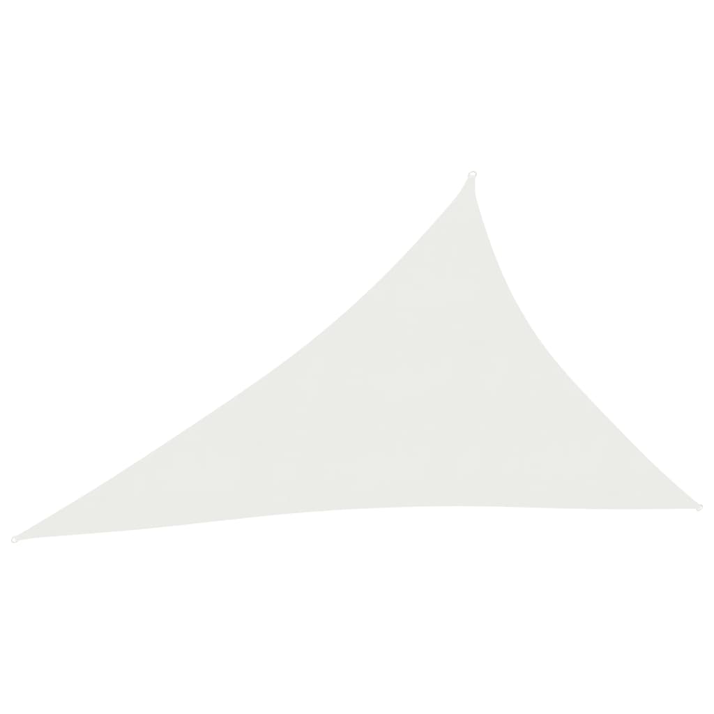 vidaXL Pânză parasolar, alb, 4x5x6,8 m, HDPE, 160 g/m² 
