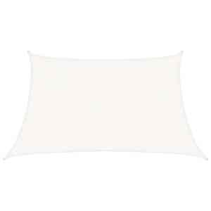 Plachta proti slunci 160 g/m² bílá 3/4 x 2 m HDPE - obrázek 2