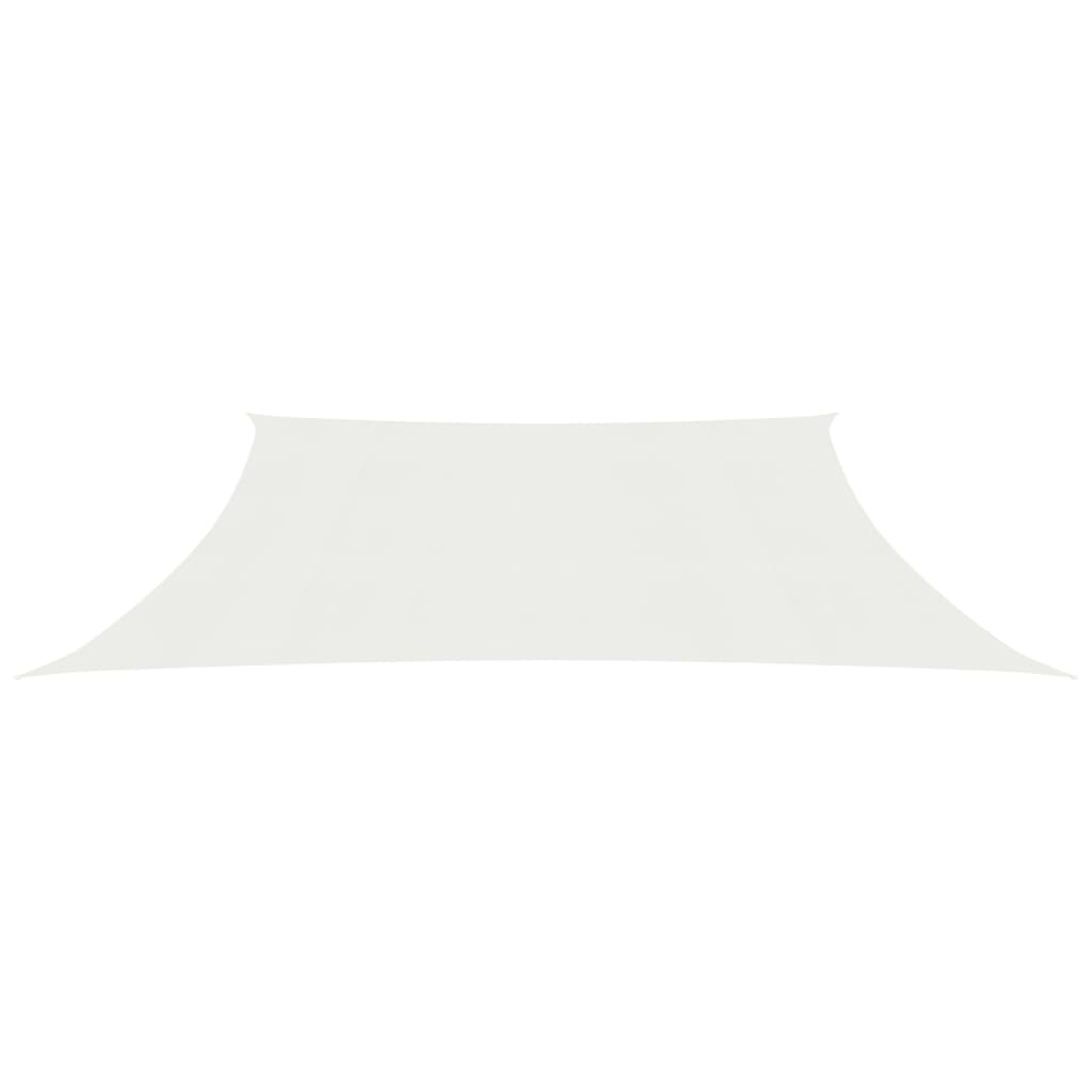 vidaXL Pânză parasolar, alb, 3/4x2 m, HDPE, 160 g/m²