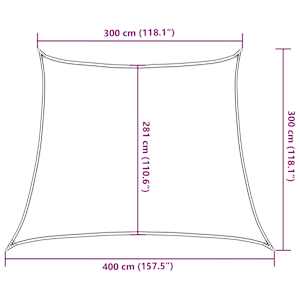 Stínící plachta 160 g/m² bílá 3/4 x 3 m HDPE - obrázek 10