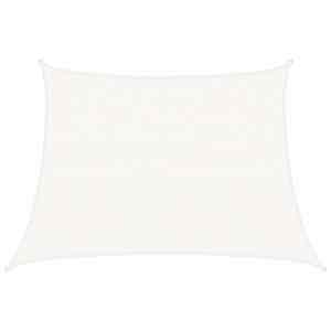Plachta proti slunci 160 g/m² bílá 4/5 x 3 m HDPE - obrázek 2