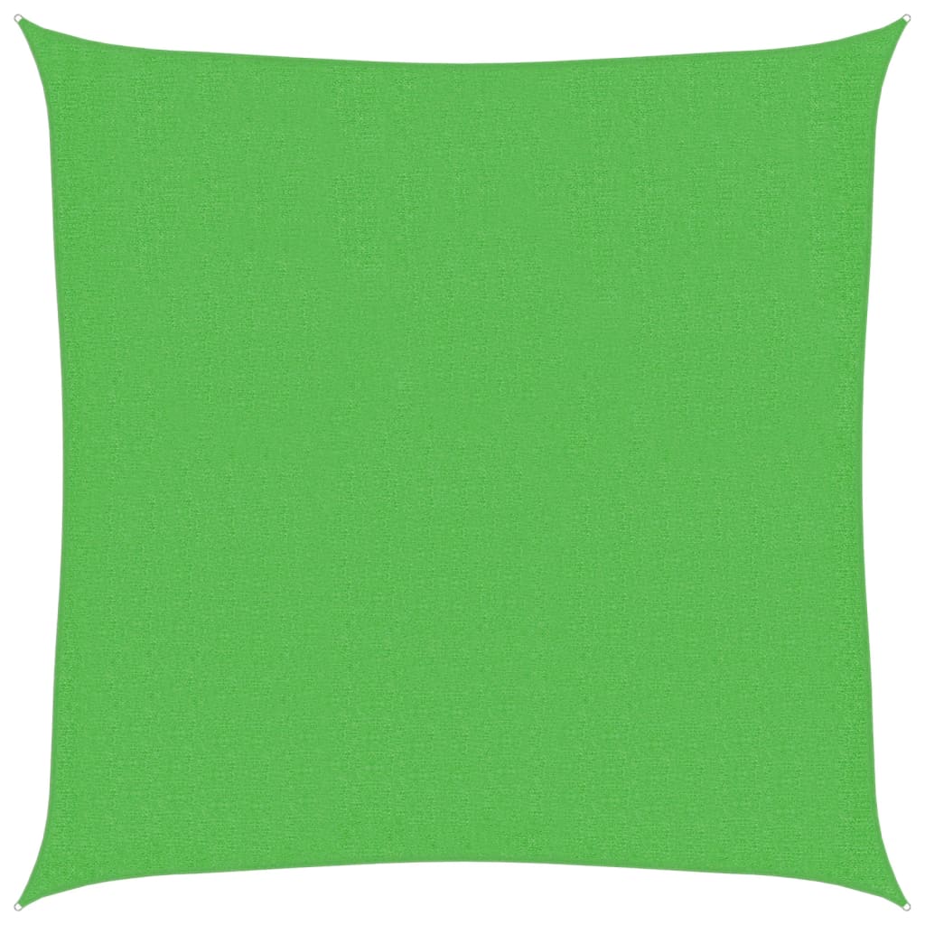 VidaXL Zonnezeil 160 G/m² 2x2 M Hdpe Lichtgroen