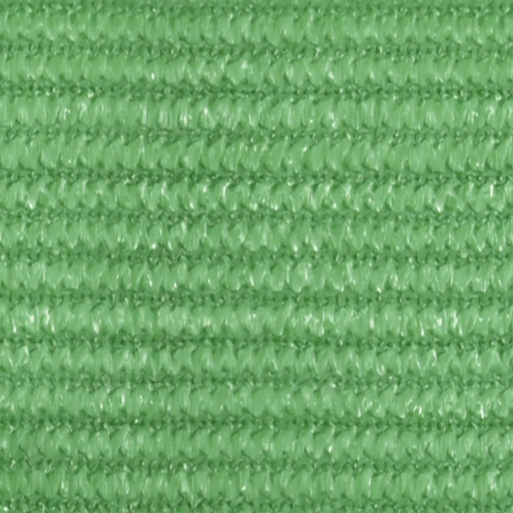 Pânză parasolar, verde deschis, 4,5x4.5 m, HDPE, 160 g/m²