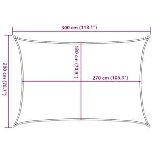 Stínící plachta 160 g/m² světle zelená 2 x 3 m HDPE - obrázek 10