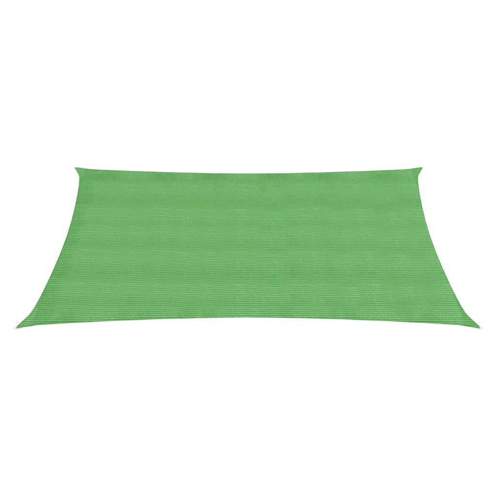 vidaXL Voile d'ombrage 160 g/m² Vert clair 2,5x3,5 m PEHD