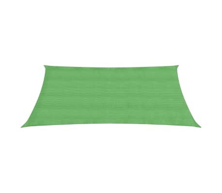 vidaXL Voile d'ombrage 160 g/m² Vert clair 3x4 m PEHD