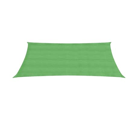 vidaXL Voile d'ombrage 160 g/m² Vert clair 3x5 m PEHD